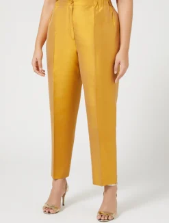 Pantaloni in shantung di pura seta*Marina Rinaldi Online