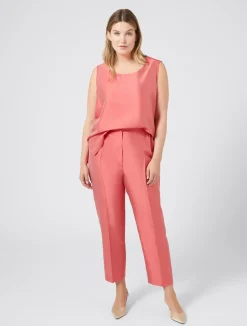 Pantaloni in shantung di pura seta*Marina Rinaldi Outlet