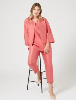 Pantaloni in shantung di pura seta*Marina Rinaldi Outlet