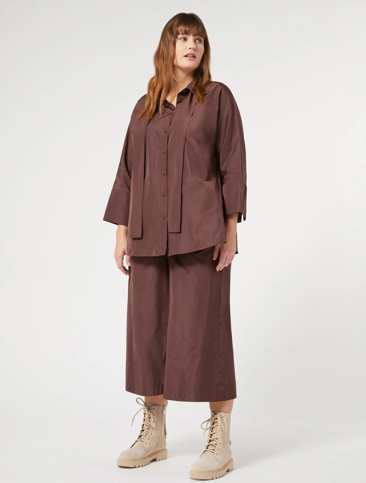 Pantaloni in taffetà*Marina Rinaldi Outlet