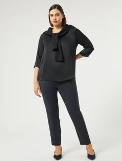 Pantaloni in tela di cotone*Marina Rinaldi Best