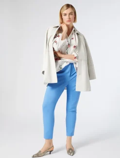 Pantaloni in tela di cotone*Marina Rinaldi New