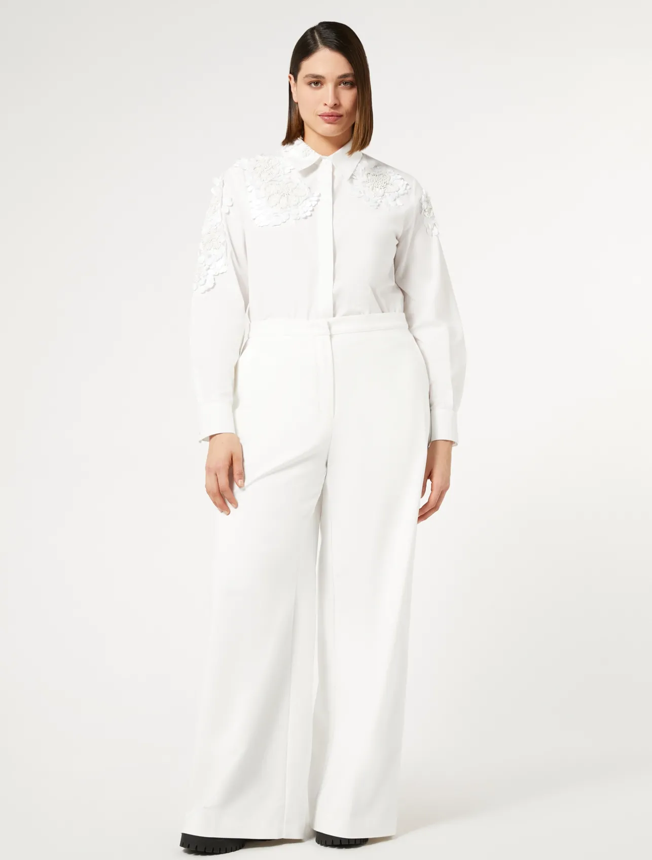 Pantaloni in tela di misto cotone*Marina Rinaldi New