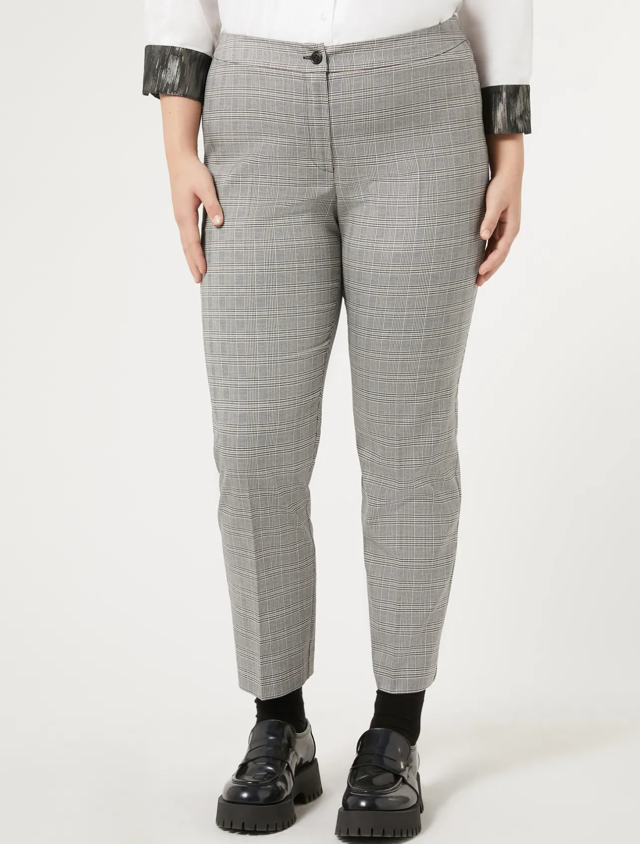 Pantaloni in tela tecnica e viscosa*Marina Rinaldi Online