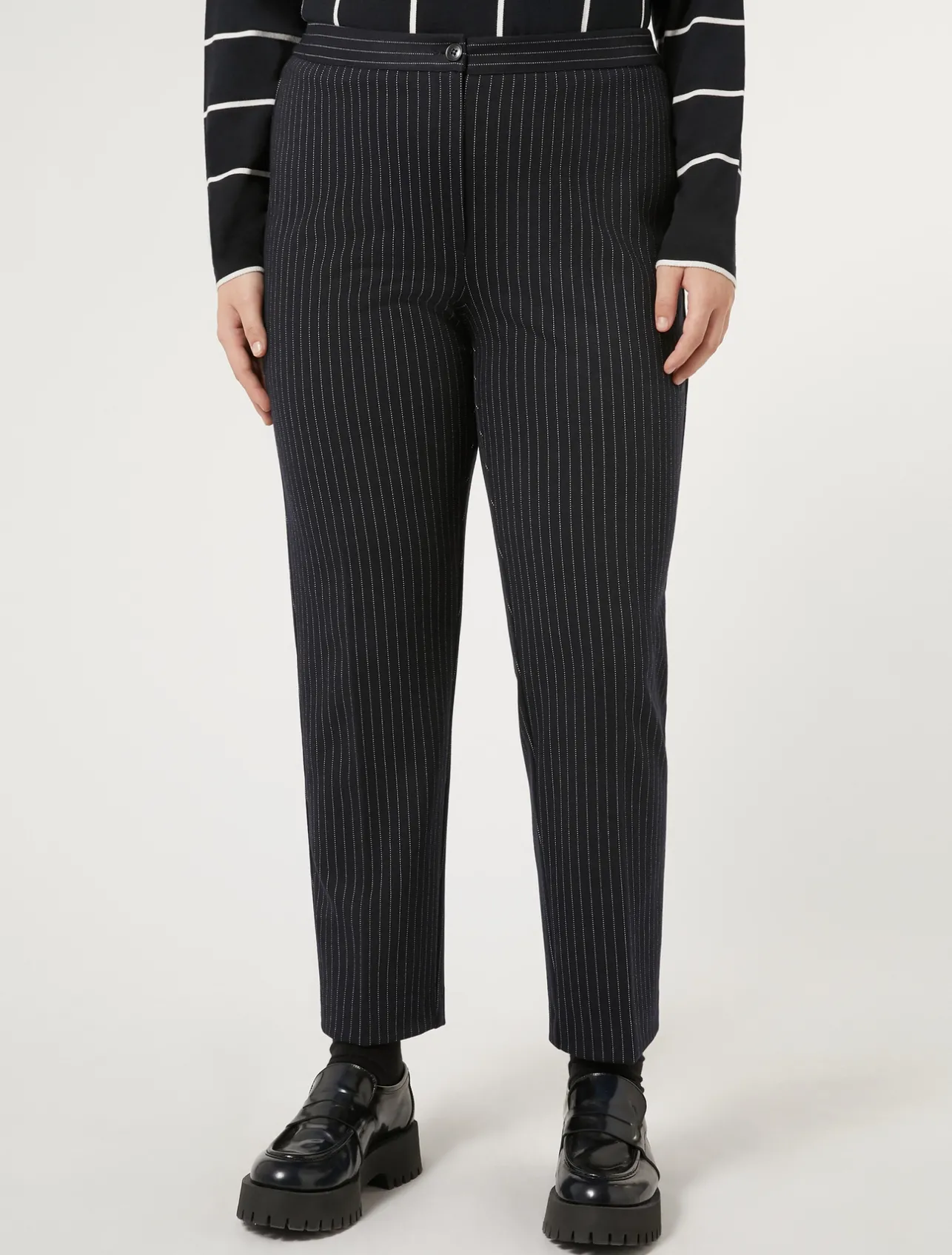 Pantaloni in tessuto punto Milano*Marina Rinaldi Fashion