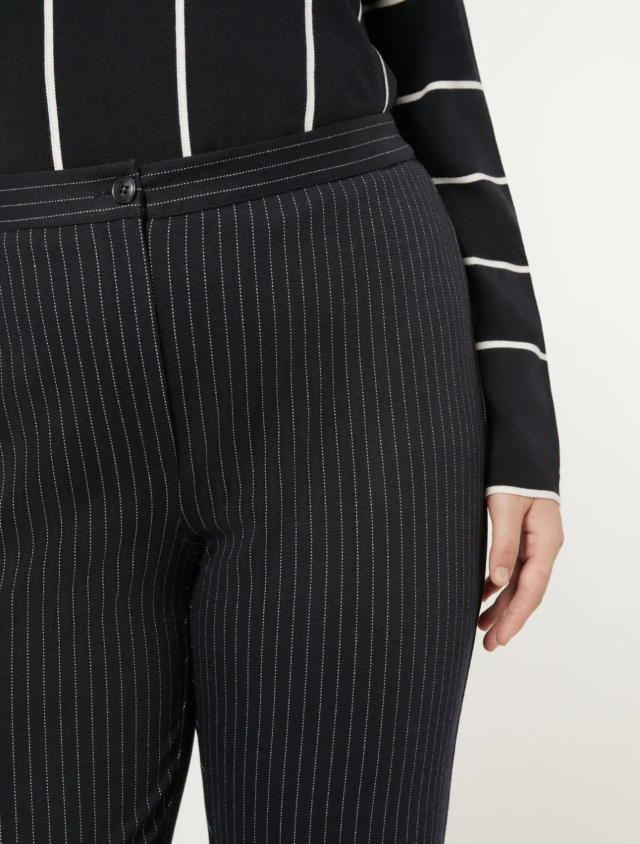 Pantaloni in tessuto punto Milano*Marina Rinaldi Fashion