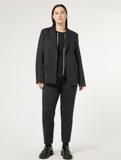 Pantaloni in tessuto punto Milano*Marina Rinaldi Fashion