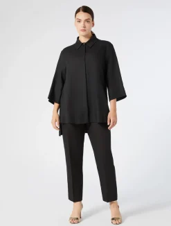 Pantaloni in tessuto spalmato*Marina Rinaldi Discount