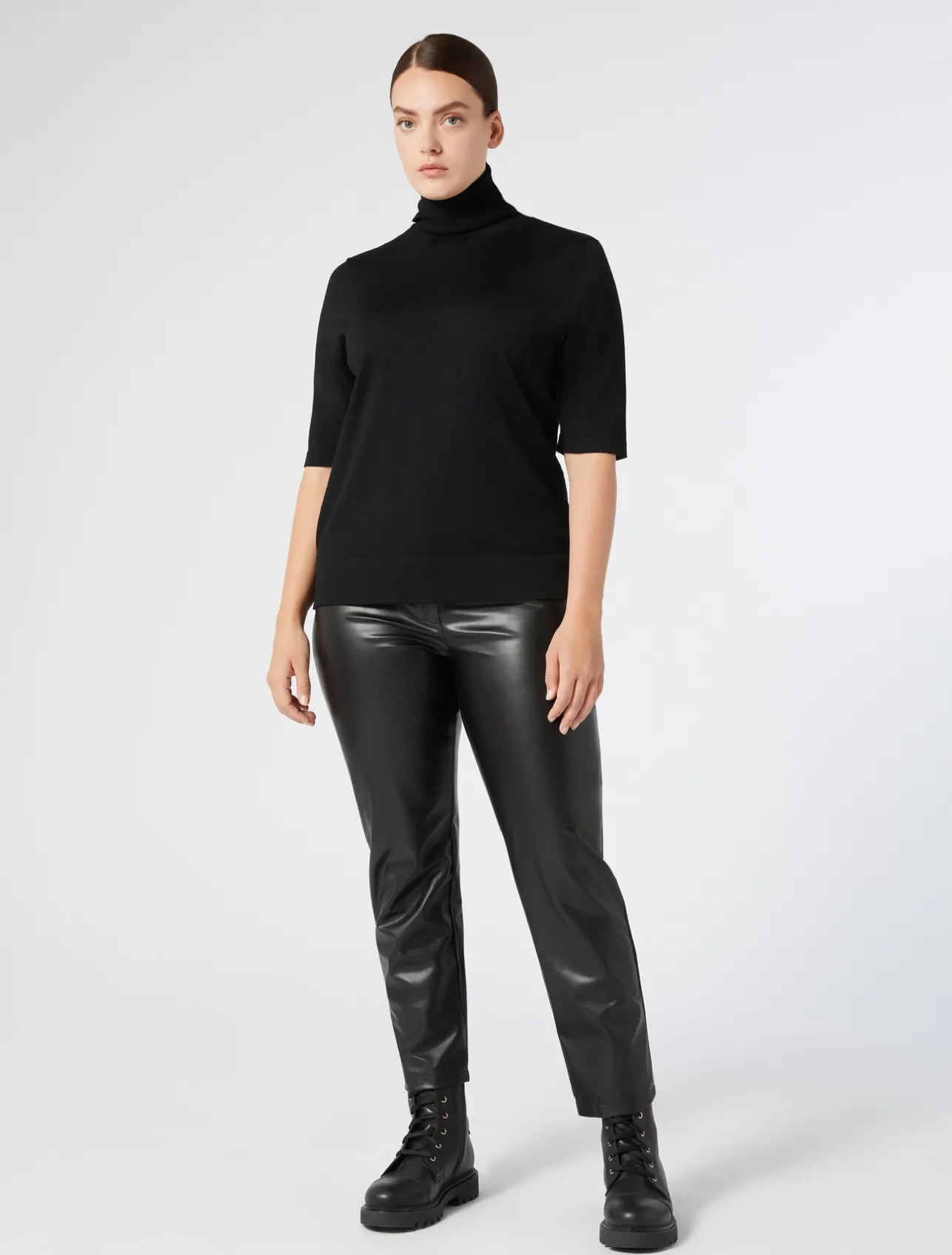 Pantaloni in tessuto spalmato*Marina Rinaldi Fashion