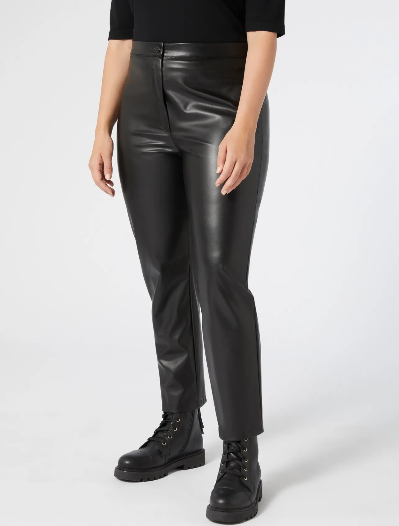 Pantaloni in tessuto spalmato*Marina Rinaldi Fashion