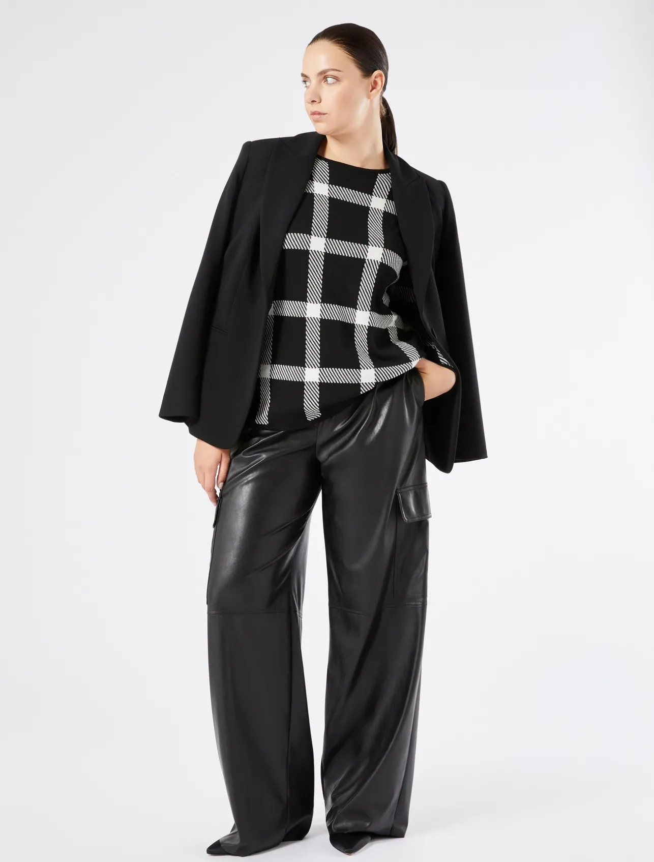 Pantaloni in tessuto tecnico*Marina Rinaldi Hot