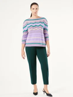 Pantaloni in tessuto tecnico*Marina Rinaldi Discount