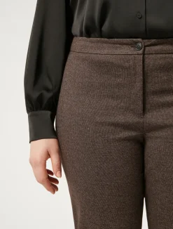 Pantaloni in tessuto tinto filo e viscosa*Marina Rinaldi Discount