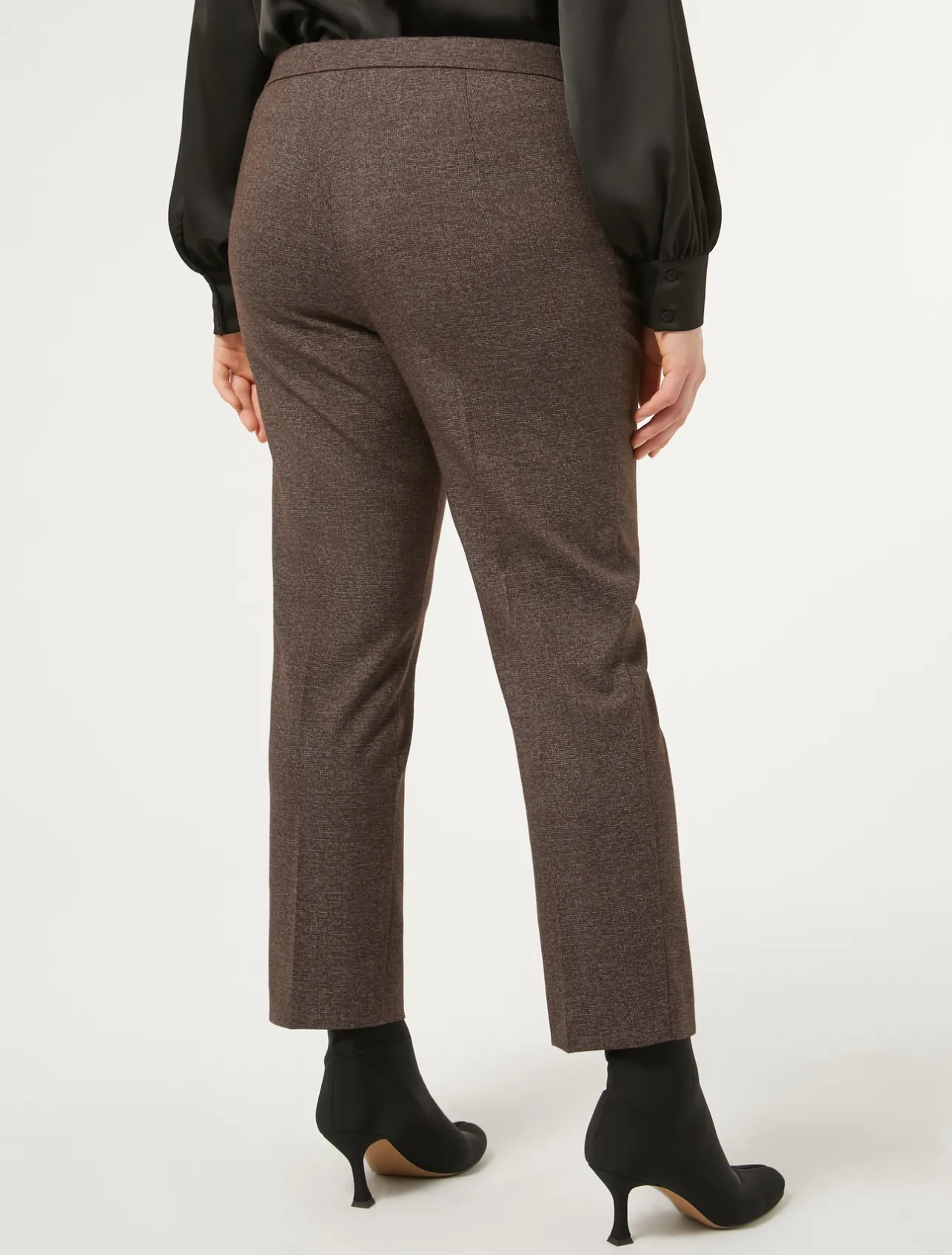 Pantaloni in tessuto tinto filo e viscosa*Marina Rinaldi Discount