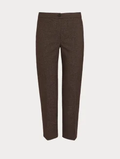 Pantaloni in tessuto tinto filo e viscosa*Marina Rinaldi Discount