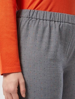 Pantaloni in tessuto tinto filo*Marina Rinaldi Fashion