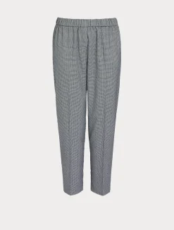 Pantaloni in tessuto tinto filo*Marina Rinaldi Fashion