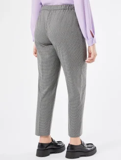 Pantaloni in tessuto tinto filo*Marina Rinaldi Outlet