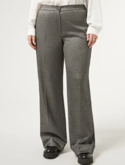 Pantaloni in tessuto tinto filo e viscosa*Marina Rinaldi Sale