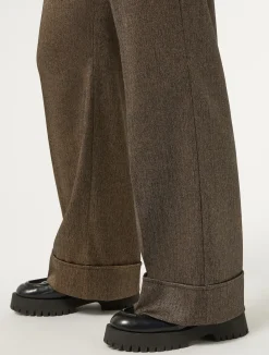 Pantaloni in tessuto tinto filo e viscosa*Marina Rinaldi Hot