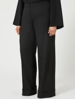 Pantaloni in tessuto tinto filo e viscosa*Marina Rinaldi Clearance