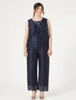 Pantaloni in tulle ricamato*Marina Rinaldi Outlet