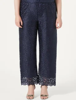 Pantaloni in tulle ricamato*Marina Rinaldi Outlet