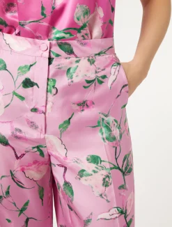 Pantaloni in twill di seta*Marina Rinaldi Fashion