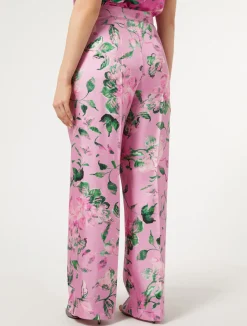 Pantaloni in twill di seta*Marina Rinaldi Fashion