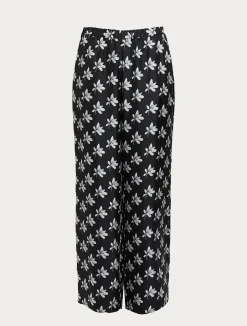 Pantaloni in twill di seta*Marina Rinaldi Discount