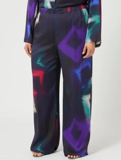 Pantaloni in twill stampato*Marina Rinaldi Best