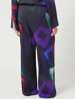 Pantaloni in twill stampato*Marina Rinaldi Best