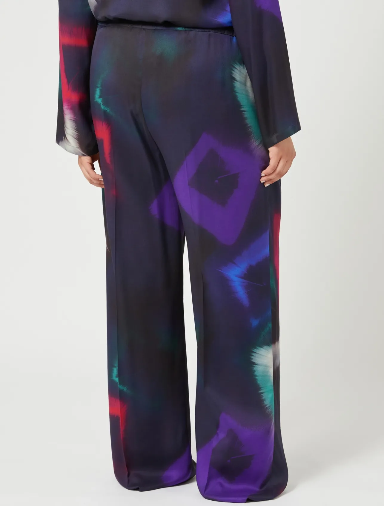 Pantaloni in twill stampato*Marina Rinaldi Best