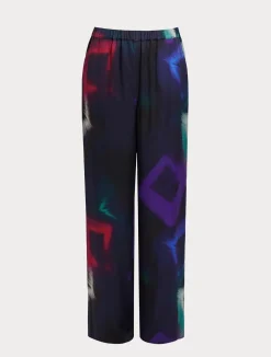 Pantaloni in twill stampato*Marina Rinaldi Best