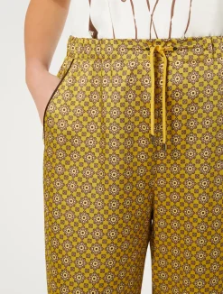 Pantaloni in twill stampato*Marina Rinaldi Best