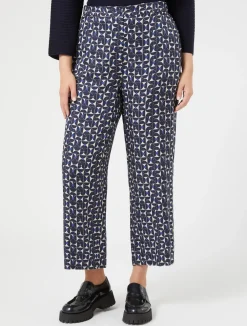 Pantaloni in twill stampato*Marina Rinaldi Clearance