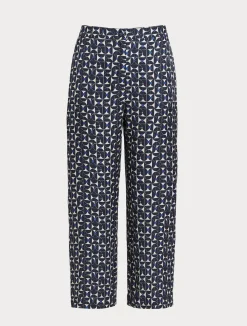 Pantaloni in twill stampato*Marina Rinaldi Clearance