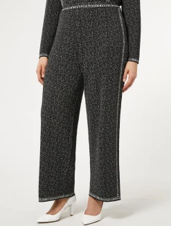 Pantaloni in viscosa jacquard*Marina Rinaldi Sale