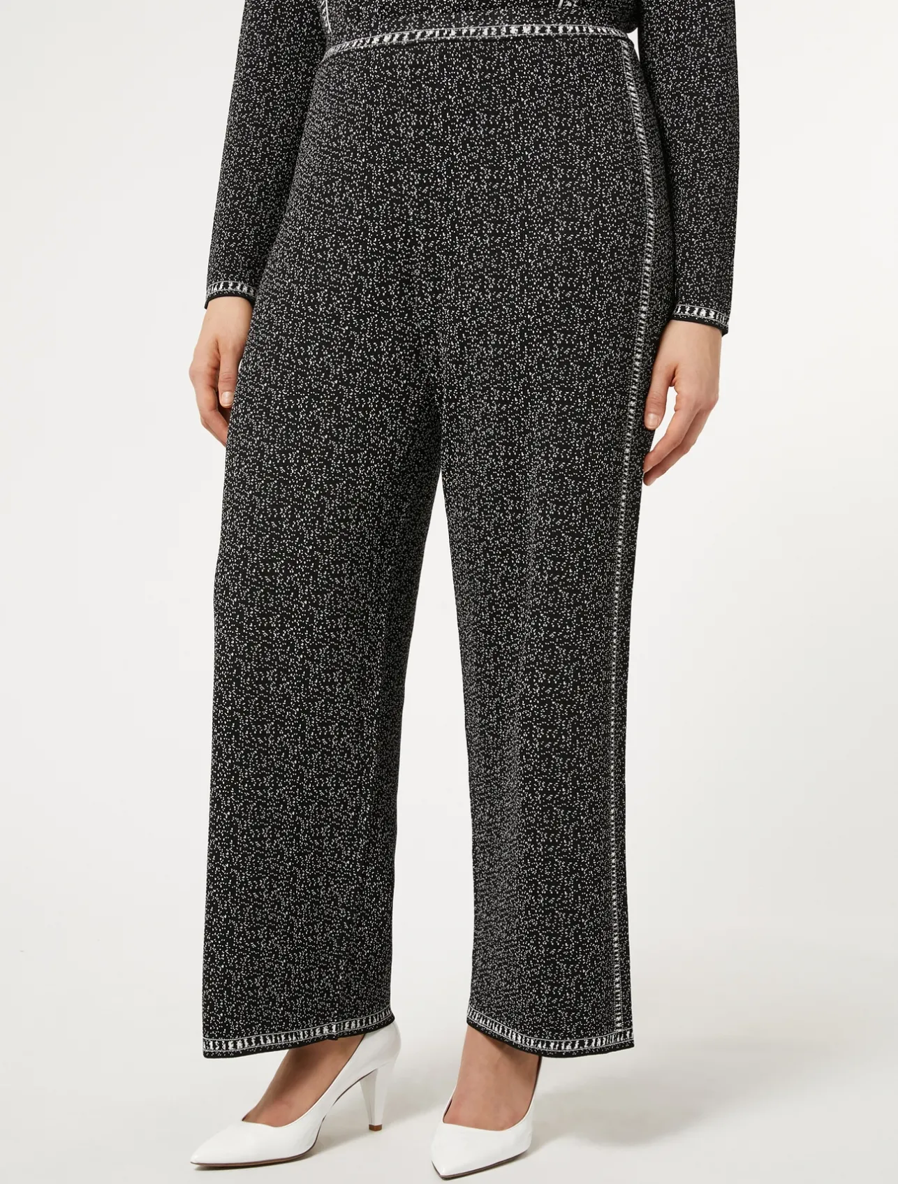 Pantaloni in viscosa jacquard*Marina Rinaldi Sale