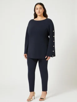 Pantaloni in viscosa stretch*Marina Rinaldi Fashion