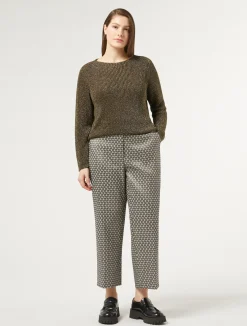 Pantaloni jacquard lurex*Marina Rinaldi New