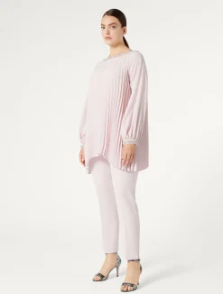 Pantaloni slim in cady triacetato*Marina Rinaldi Clearance