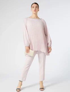 Pantaloni slim in cady triacetato*Marina Rinaldi Clearance