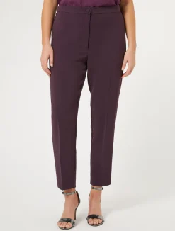 Pantaloni slim in cady triacetato*Marina Rinaldi Discount