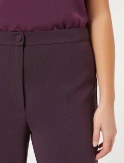 Pantaloni slim in cady triacetato*Marina Rinaldi Discount