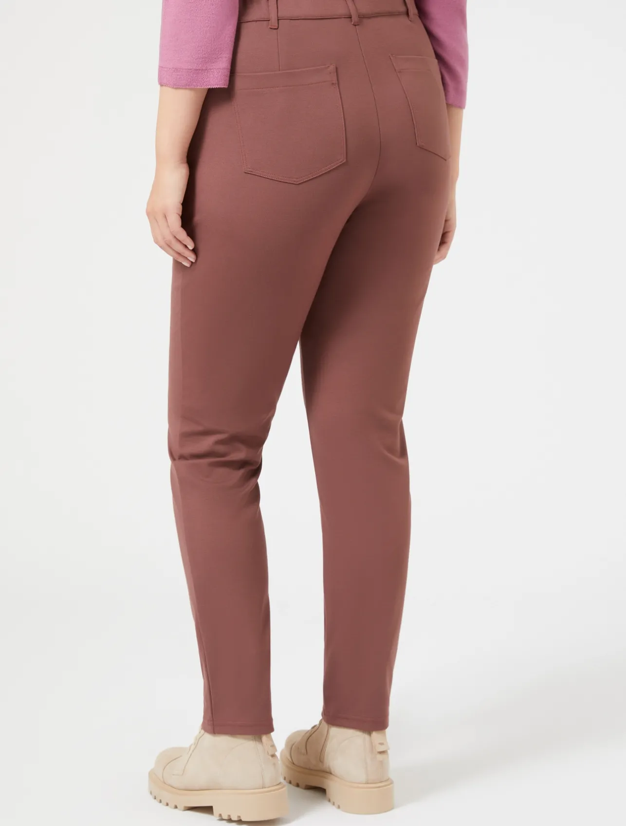 Pantaloni slim in jersey*Marina Rinaldi Hot