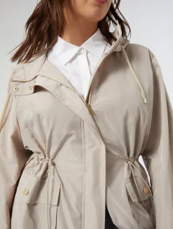 Parka in taffetà antigoccia*Marina Rinaldi New