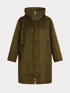 Parka lungo imbottito in twill*Marina Rinaldi Best