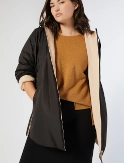 Parka reversibile in tela tecnica antigoccia*Marina Rinaldi Hot