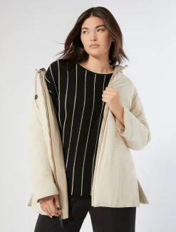 Parka reversibile in tela tecnica antigoccia*Marina Rinaldi Online
